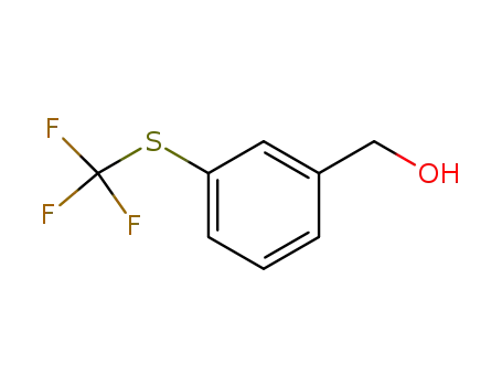 Molecular Structure of 82174-08-1 (3-(TRIFLUOROMETHYLTHIO)BENZYL ALCOHOL)