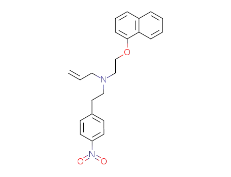 N-allyl-N-[2-(naphth-1-yl-oxy)ethyl]-p-nitrophenethylamine