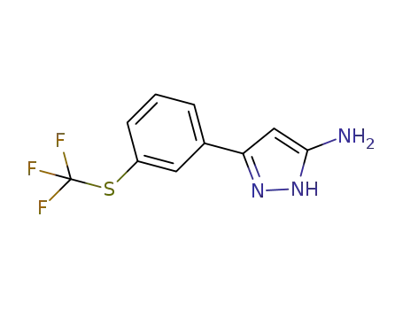 3-(3-(TrifluoroMethylthio)phenyl)-1H-pyrazol-5-aMine