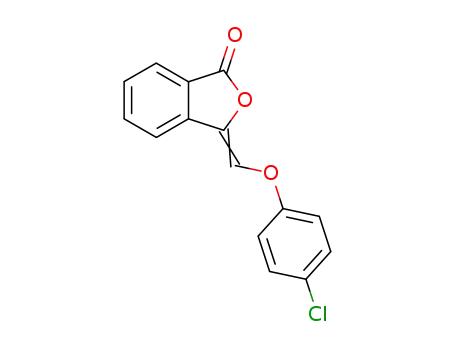 Molecular Structure of 39868-43-4 (1(3H)-Isobenzofuranone, 3-[(4-chlorophenoxy)methylene]-)