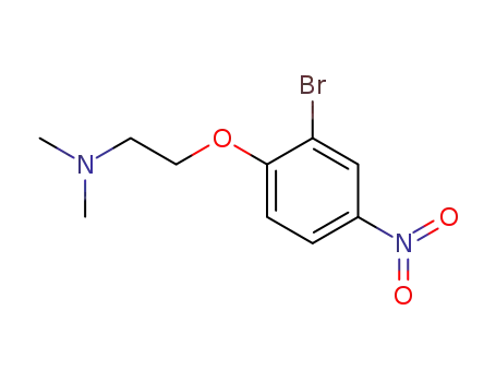 Molecular Structure of 267243-39-0 (2-bromo-1-[2-(dimethylamino)ethoxy]-4-nitrobenzene)