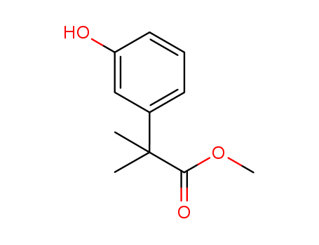 Benzeneacetic acid, 3-hydroxy-a,a-dimethyl-, methyl ester