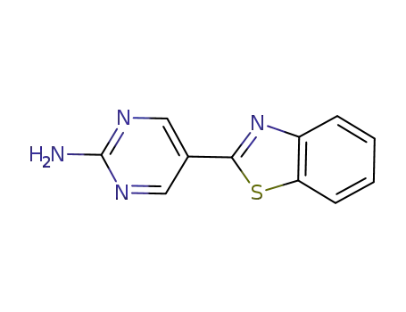 2-amino-5-benzothiazol-2-ylpyrimidine