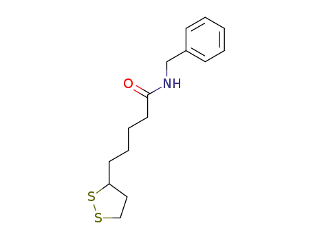 1,2-Dithiolane-3-pentanamide, N-(phenylmethyl)-