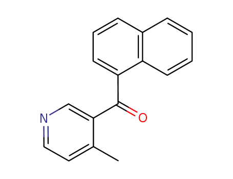 1-Naphthyl-3-(4-methylpyridyl)-keton