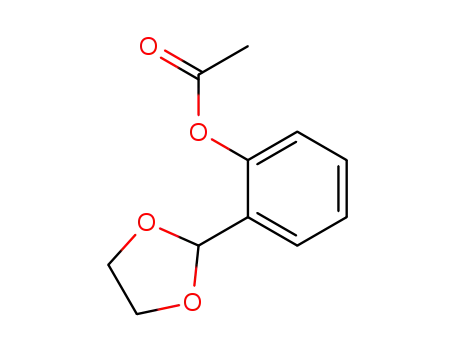 Molecular Structure of 82073-54-9 (2-(2-acetyloxyphenyl)-1,3-dioxolane)