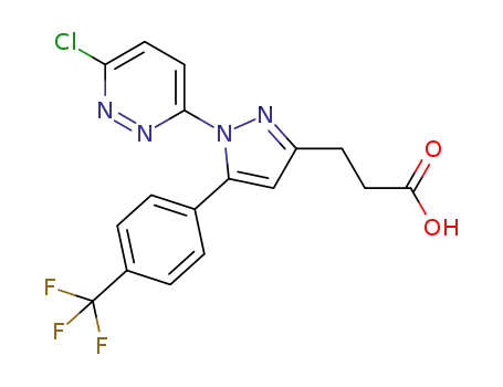 C<sub>17</sub>H<sub>12</sub>ClF<sub>3</sub>N<sub>4</sub>O<sub>2</sub>