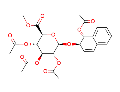 <i>O</i><sup>1</sup>-((1<i>R</i>)-<i>trans</i>-1-acetoxy-1,2-dihydro-[2]naphthyl)-<i>O</i><sup>2</sup>,<i>O</i><sup>3</sup>,<i>O</i><sup>4</sup>-triacetyl-β-D-glucopyranuronic acid methyl ester