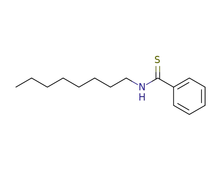 Molecular Structure of 117759-90-7 (N-octylbenzothioamide)