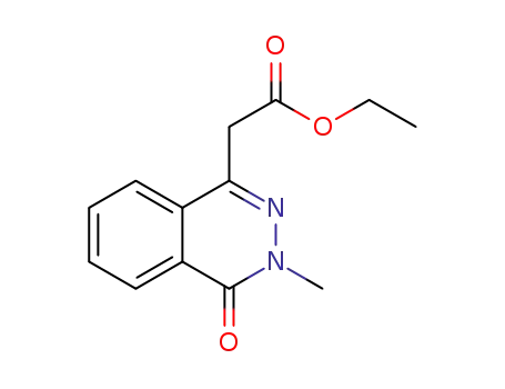 Molecular Structure of 356790-62-0 (ethyl 2-(3-methyl-4-oxo-3,4-dihydrophthalazin-1-yl)acetate)