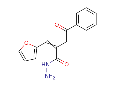 Molecular Structure of 78765-61-4 (2-[1-Furan-2-yl-meth-(E)-ylidene]-4-oxo-4-phenyl-butyric acid hydrazide)