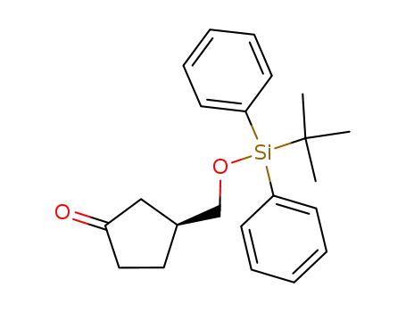 (S)-3-(((tert-butyldiphenylsilyl)oxy)methyl)cyclopentanone