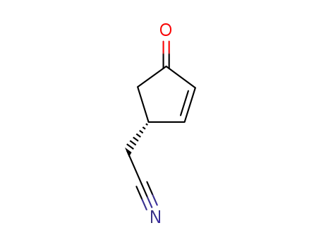 (+)-4-cyanomethylcyclopent-2-en-1-one