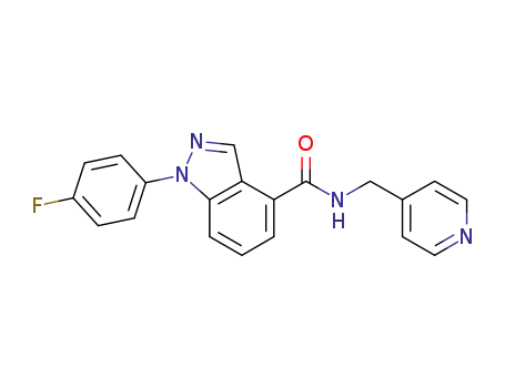 1-(4-fluoro-phenyl)-1H-indazole-4-carboxylic acid (pyridin-4-ylmethyl)-amide