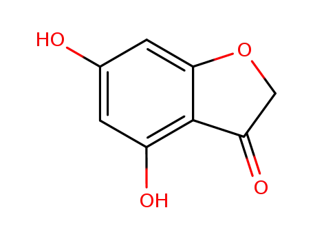 Molecular Structure of 3260-49-9 (4,6-dihydroxybenzofuran-3-one)