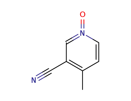 Molecular Structure of 7153-67-5 (4-methylnicotinonitrile 1-oxide)