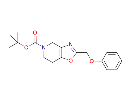 6,7-dihydro-2-(phenoxymethyl)-oxazolo[4,5-c]pyridine-5(4H)-carboxylic acid 1,1-dimethylethyl ester
