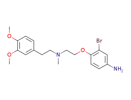 1-(2-bromo-4-aminophenoxy)-2-[N-(3,4-dimethoxyphenethyl)-N-methylamino]ethane