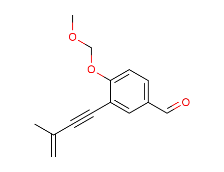 4-(methoxymethoxy)-3-(3-methylbut-3-en-1-ynyl)benzaldehyde