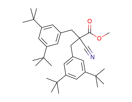 cyano-di(3,5-ditert-butyl-benzyl)acetic acid methyl ester