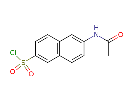 Molecular Structure of 82199-05-1 (6-(acetylamino)naphthalene-2-sulfonyl chloride)