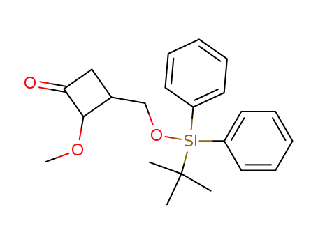 3-(tert-Butyl-diphenyl-silanyloxymethyl)-2-methoxy-cyclobutanone