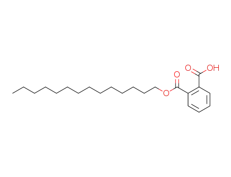 Molecular Structure of 51874-67-0 (Phthalic acid 1-tetradecyl ester)