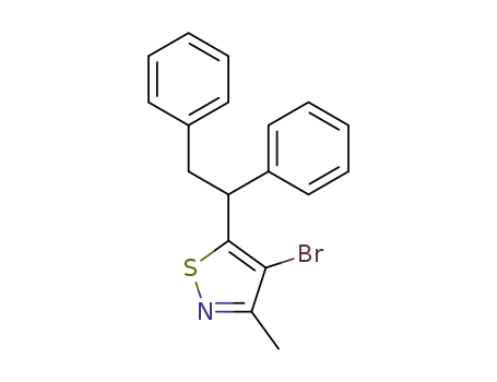 4-bromo-5-(1,2-diphenyl-ethyl)-3-methyl-isothiazole