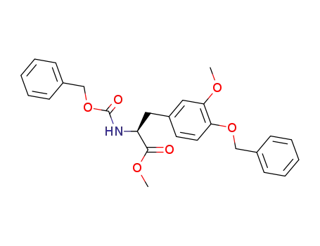 Molecular Structure of 881911-31-5 (3-Methoxy-N-[(phenylMethoxy)carbonyl]-O-(phenylMethyl)-L-tyrosine Methyl Ester)