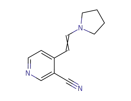 4-[2-pyrrolidin-1-ylvinyl]nicotinonitrile