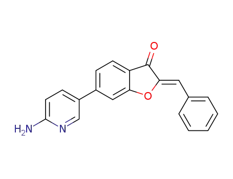 (Z)-6-(6-aminopyridin-3-yl)-2-benzylidenebenzofuran-3(2H)-one