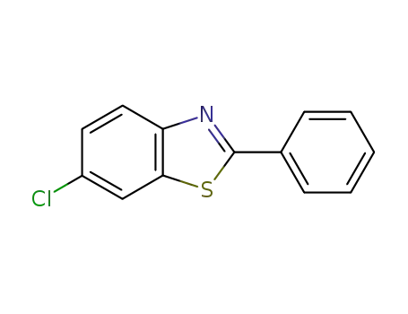 Molecular Structure of 7466-32-2 (6-chloro-2-phenyl-1,3-benzothiazole)