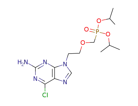 Phosphonic acid, [[2-(2-amino-6-chloro-9H-purin-9-yl)ethoxy]methyl]-,
bis(1-methylethyl) ester
