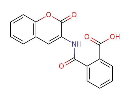 N-(2-oxo-2H-1-benzopyran-3-yl)phthalamic acid