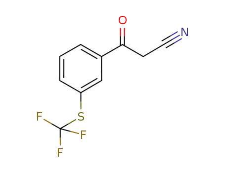 Benzenepropanenitrile, b-oxo-3-[(trifluoromethyl)thio]-