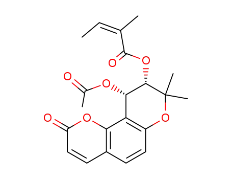 3'-안젤로일옥시-4'-아세톡시-3',4'-디하이드로세셀린