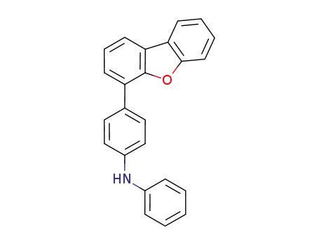 Molecular Structure of 955959-87-2 (4-(dibenzo[b,d]furan-4-yl)phenyl-N-phenylamine)