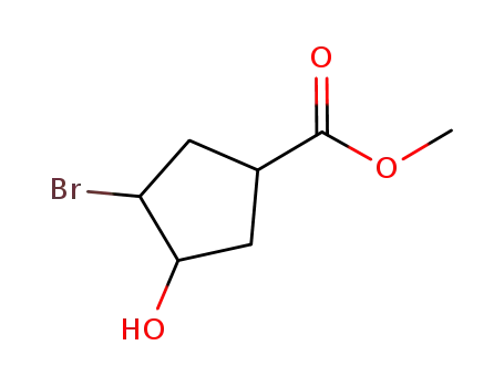 methyl 3-bromo-4-hydroxycyclopentanecarboxylate