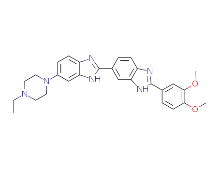 5-(4-ethylpiperazin-1-yl)-2-[2′-(3,4-dimethoxyphenyl)-5′-benzimidazolyl]benzimidazole