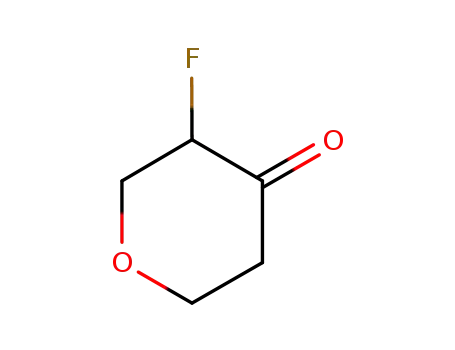 Molecular Structure of 624734-19-6 (4H-PYRAN-4-ONE, 3-FLUOROTETRAHYDRO-)