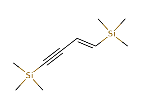 Molecular Structure of 84751-16-6 (Silane, (1E)-1-buten-3-yne-1,4-diylbis[trimethyl-)