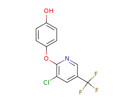 Molecular Structure of 69045-89-2 (2-(4'-hydroxyphenoxy)-3-chloro-5-trifluoromethylpyridine)