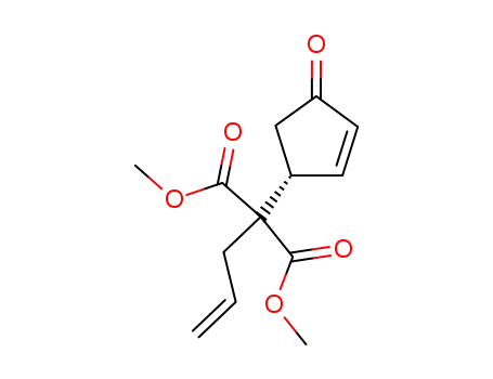 Propanedioic acid, (4-oxo-2-cyclopenten-1-yl)-2-propenyl-, dimethyl
ester, (R)-