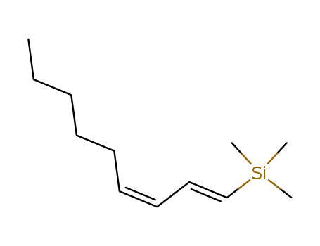 Molecular Structure of 120501-75-9 ((1E,3Z)-1-trimethylsilyl-1,3-nonadiene)