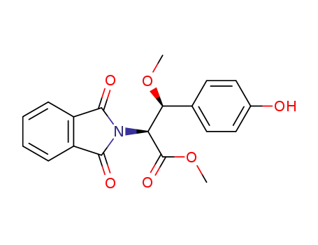 (2S,3S)-3-methoxy-N-phthaloyl-tyrosine methyl ester