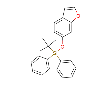 Molecular Structure of 112768-54-4 (Silane, (6-benzofuranyloxy)(1,1-dimethylethyl)diphenyl-)