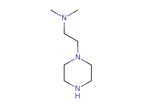 Molecular Structure of 3644-18-6 (1-(2-Dimethylaminoethyl)piperazine)