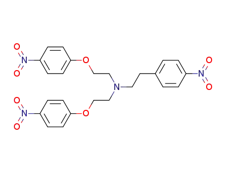 Molecular Structure of 248599-61-3 (N-[2-(p-nitrophenoxy)ethyl]-N-[2-(p-nitrophenoxy)ethyl]-p-nitrophenethylamine)