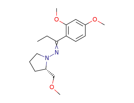 Molecular Structure of 107496-14-0 ([1-(2,4-Dimethoxy-phenyl)-prop-(E)-ylidene]-((S)-2-methoxymethyl-pyrrolidin-1-yl)-amine)