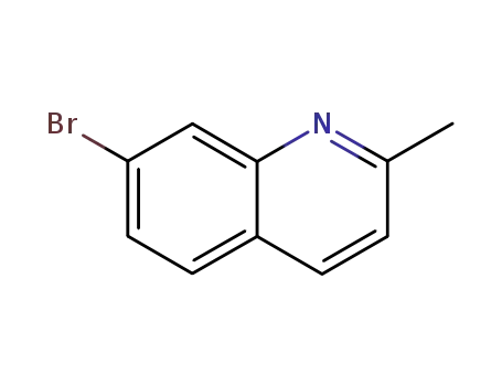 Molecular Structure of 4965-34-8 (7-Bromo-2-methylquinoline)